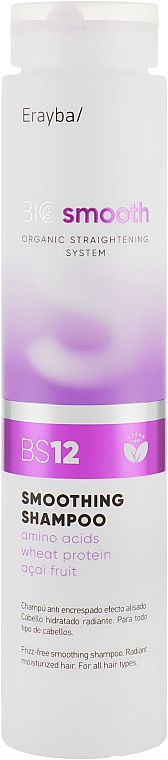 Szampon do włosów puszących się - Erayba Bio Smooth Smoothing Shampoo BS12 — Zdjęcie N1