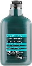 Szampon-Żel 3w1 z węglem aktywnym - Helen Seward Domino Care 3 in 1 Charcoal Shower Shampoo — Zdjęcie N1