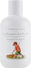 Szampon do włosów dla dzieci z nagietkiem, ryżem i malwą - L'Erbolario Shampoo For Babies — Zdjęcie N2