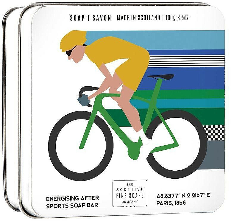 Mydło do ciała dla aktywnych w metalowej puszcze - Scottish Fine Soaps Cycling Sports Soap In A Tin — Zdjęcie N1