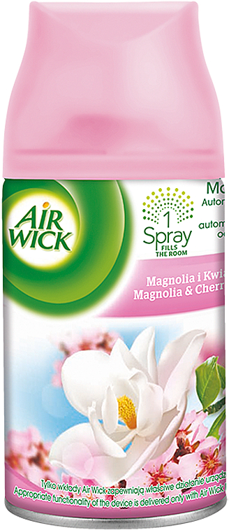 Odświeżacz powietrza w sprayu Jaśmin - Air Wick Magnolia & Cherry Freshmatic Refill — Zdjęcie N1