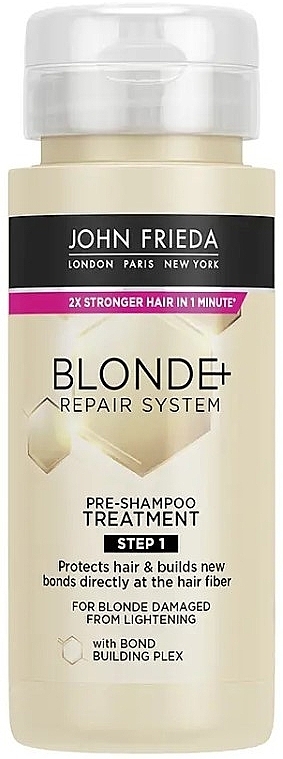 Produkt do pielęgnacji włosów przed myciem - John Frieda Blonde+ Repair System Pre-Shampoo Treatment — Zdjęcie N1