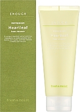 Pianka oczyszczająca z ekstraktem z centelli - Enough Refresher Heartleaf Foam Cleanser — Zdjęcie N2