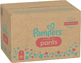 Pieluchomajtki Premium Care Pants, rozmiar 7, 17+ kg, 80 szt. - Pampers  — Zdjęcie N3