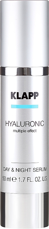 PRZECENA! Hialuronowe serum na dzień i noc - Klapp Hyaluronic Multiple Effect Day & Night Serum * — Zdjęcie N2