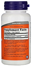 Suplement diety L-karnozyna, 500 mg - Now Foods L-Carnosine Veg Capsules — Zdjęcie N2
