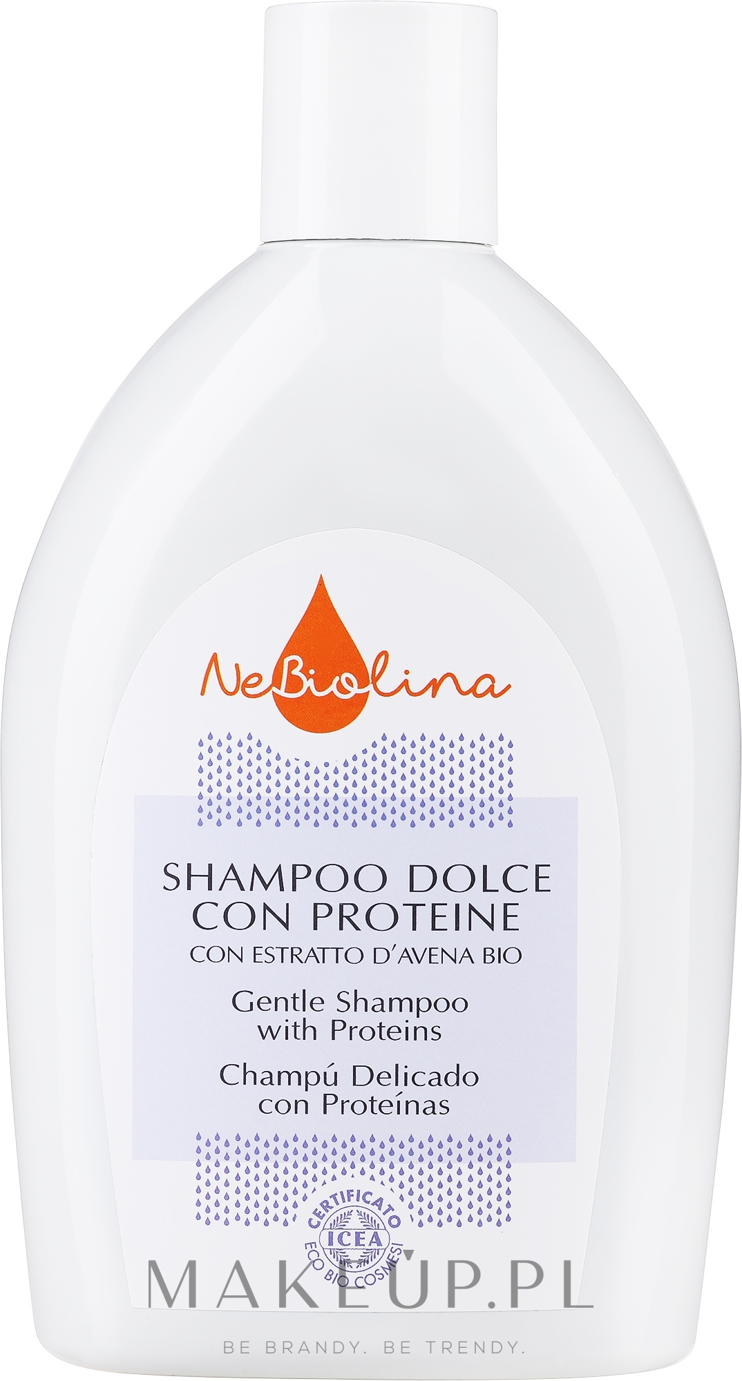 Szampon do włosów z proteinami - Nebiolina Shampoo with Protein — Zdjęcie 500 ml