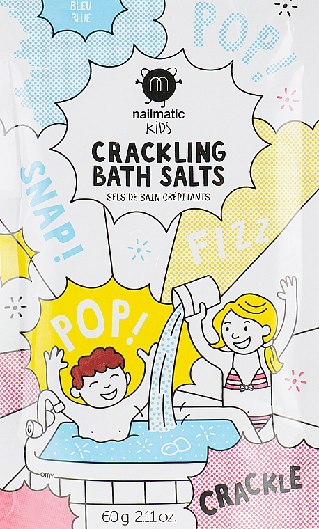 Musująca kolorowa sól do kąpieli - Nailmatic Colored Bath Salts — Zdjęcie N1
