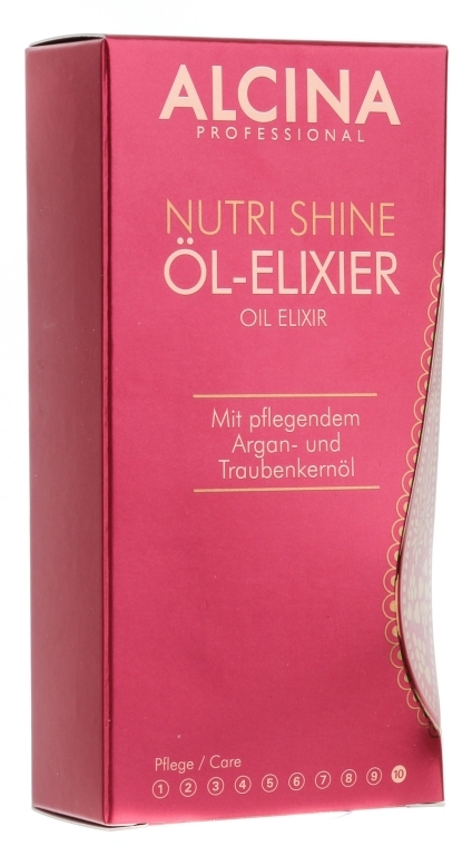 Odżywczy olejek do włosów - Alcina Nutri Shine Oil Elixir — Zdjęcie N1