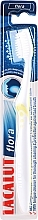 Szczoteczka do zębów, biało-żółta - Lacalut Flora Toothbrush — Zdjęcie N1