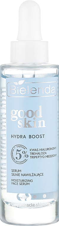 Nawilżające serum do twarzy z kwasem hialuronowym - Bielenda Good Skin Hydra Boost Moisturizing Face Serum — Zdjęcie N1