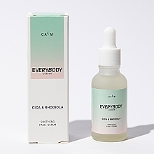 PREZENT! Kojące serum z ekstraktem z wąkroty azjatyckiej i różeńca górskiego - EveryBody Calm Soothing Face Serum — Zdjęcie N2