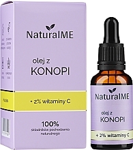 PREZENT! Olej konopny z 2% witaminą C do skóry problematycznej - NaturalME Hemp Oil — Zdjęcie N2