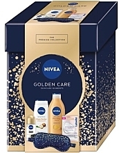 Zestaw - NIVEA Golden Care (b/lot/250ml + sh/gel/250ml + deo/50ml + lip/balm/5.8g) — Zdjęcie N1