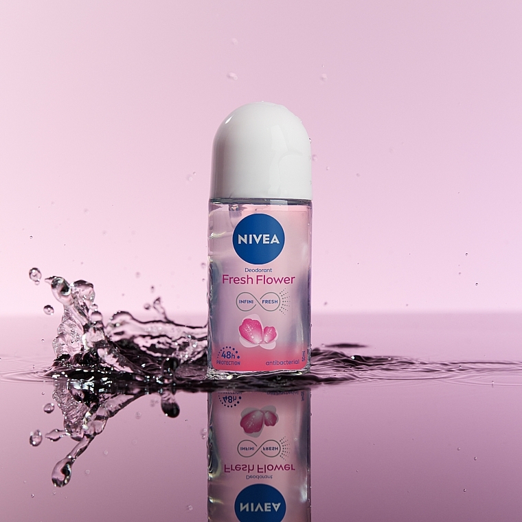 Dezodorant w kulce - NIVEA Fresh Flower 48H Deodorant — Zdjęcie N3