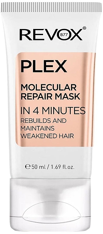 Molekularna maska ​​odbudowująca w 4 minuty - Revox Plex Molecular Repair Mask — Zdjęcie N2