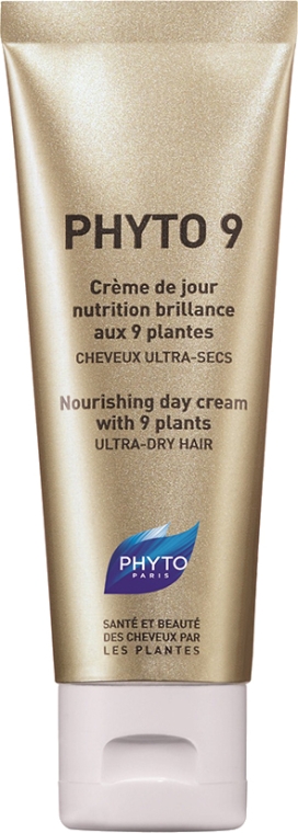 Odżywczy krem na dzień z ekstraktem z 9 roślin do włosów ultrasuchych - Phyto 9 Nourishing Day Cream With 9 Plants — фото N3