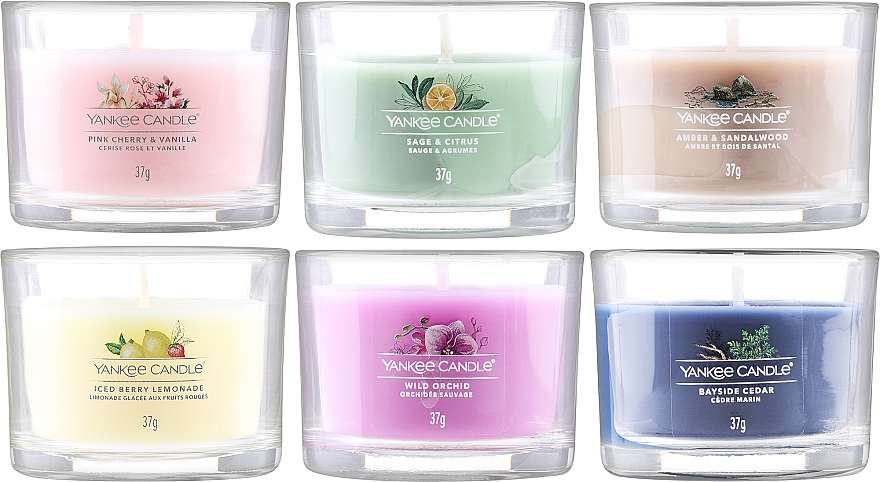 Zestaw - Yankee Candle Mini Set (candle/6x37g)  — Zdjęcie N2