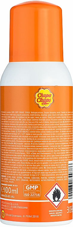 Bi-Es Chupa Chups Orange - Dezodorant w sprayu — Zdjęcie N2
