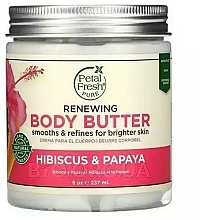 Kup Wygładzające masło do ciała, hibiskus i papaja - Petal Fresh Body Butter Hibiscus & Papaya