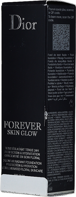 PRZECENA! Rozświetlający podkład do twarzy - Dior Forever Skin Glow Foundation * — Zdjęcie N2