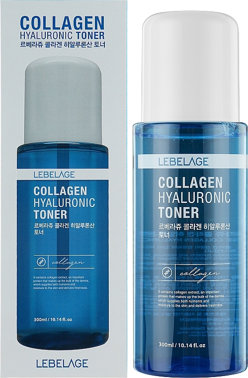 Kolagenowo-hialuronowy tonik do twarzy - Lebelage Collagen Hyaluronic Toner — Zdjęcie N2