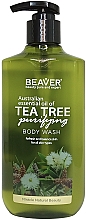 Żel pod prysznic z australijskim olejkiem z drzewa herbacianego	 - Beaver Professional Australian Tea Tree Body Wash — Zdjęcie N1