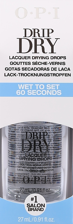 Krople przyspieszające schnięcie lakieru do paznokci - OPI Drip Dry Drops — Zdjęcie N1