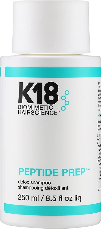 Detoksujący szampon do włosów - K18 Hair Biomimetic Hairscience Peptide Prep Detox Shampoo — Zdjęcie N1
