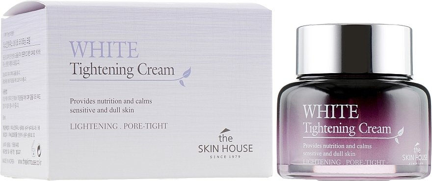 PRZECENA! Wybielający krem do twarzy zwężający pory - The Skin House White Tightening Cream * — Zdjęcie N1