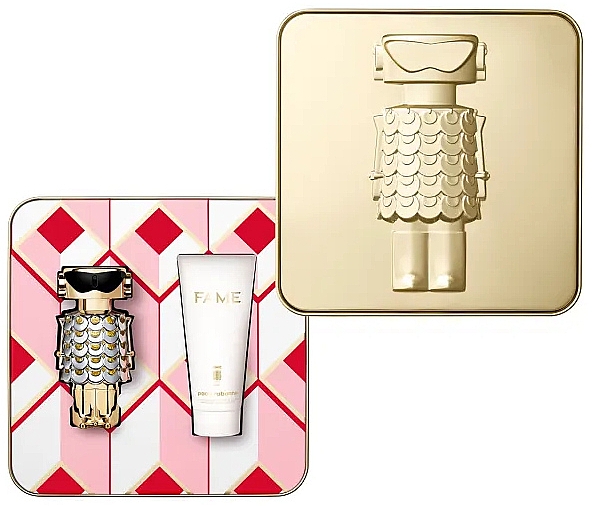 Paco Rabanne Fame - Zestaw (edp 50 ml + b/lot 75 ml) — Zdjęcie N1