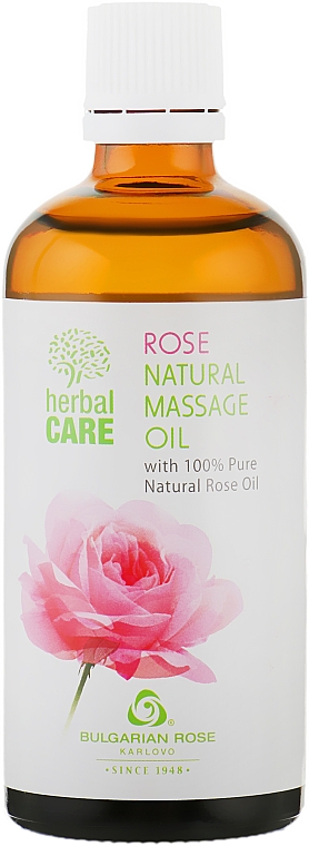Olejek do masażu Róża - Bulgarian Rose Herbal Care — Zdjęcie N1