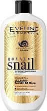 Intensywnie regenerujący olejkowy balsam do ciała - Eveline Cosmetics Royal Snail — Zdjęcie N3