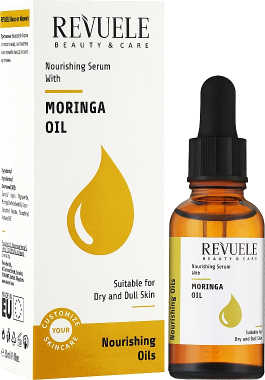 Serum do twarzy z olejkiem moringa - Revuele Nourishing Serum Moringa Oil — Zdjęcie N2