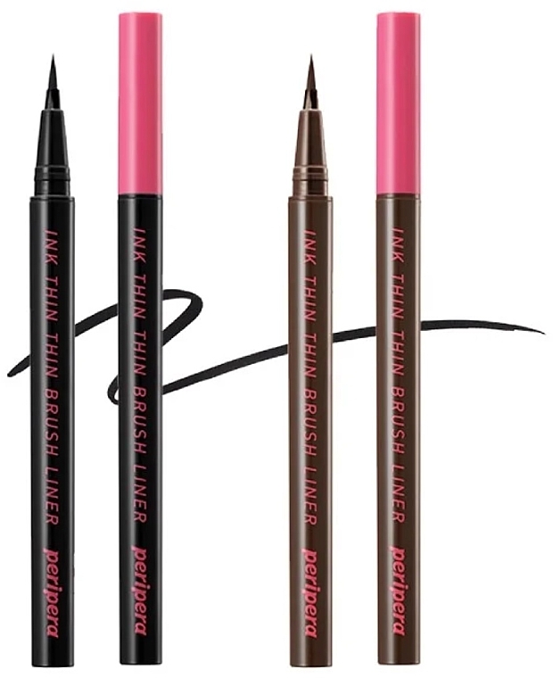 Eyeliner z cienką końcówką - Peripera Ink Thin Thin Brush Liner — Zdjęcie N2