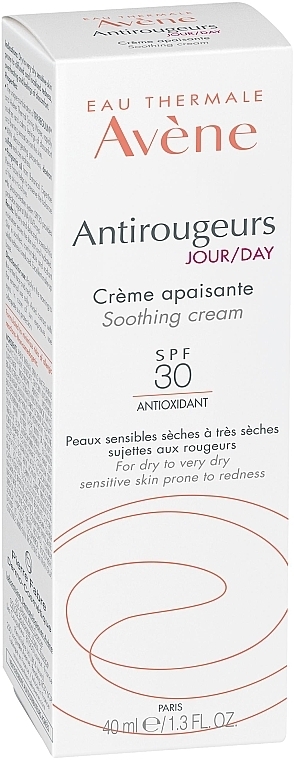 Kojący krem do twarzy na dzień SPF 30 - Avène Antirougeurs Day Soothing Cream — Zdjęcie N3