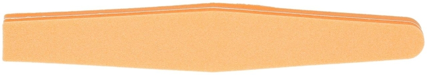 Dwustronna polerka do paznokci, trapez 100/180, pomarańczowa - Tools For Beauty Diamond Orange — Zdjęcie N1