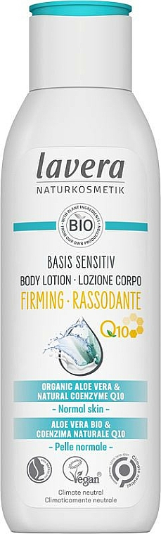 Balsam do ciała - Lavera Basis Sensitiv Firming Aloe Vera & Natural Coenzyme Q10 Body Lotion — Zdjęcie N1