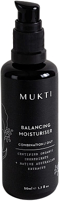Balansujący krem nawilżający do twarzy - Mukti Organics Balancing Moisturiser Cream — Zdjęcie N1