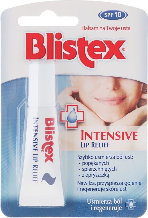 Nawilżająca pomadka kojąca do ust - Blistex Intensive Lip Relief Cream