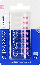 Zestaw szczoteczek międzyzębowych, CPS 0,8,-3,2 mm, 8 szt., różowy - Curaprox — Zdjęcie N1
