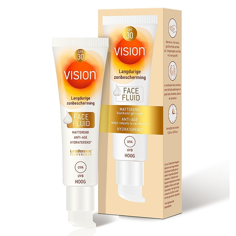 Przeciwsłoneczny fluid do twarzy - Vision Face Fluid SPF30 — Zdjęcie N1