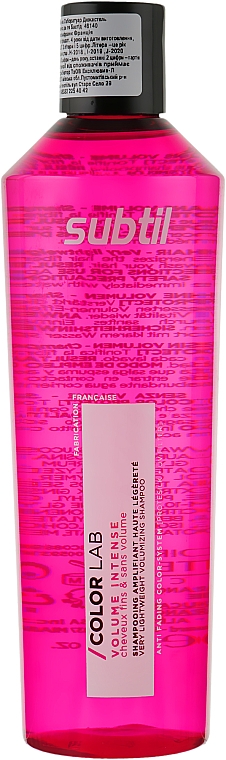 Ultralekki szampon zwiększający objętość włosów cienkich - Laboratoire Ducastel Subtil Color Lab Volume Intense Very Lightweight Volumizing Shampoo — Zdjęcie N1