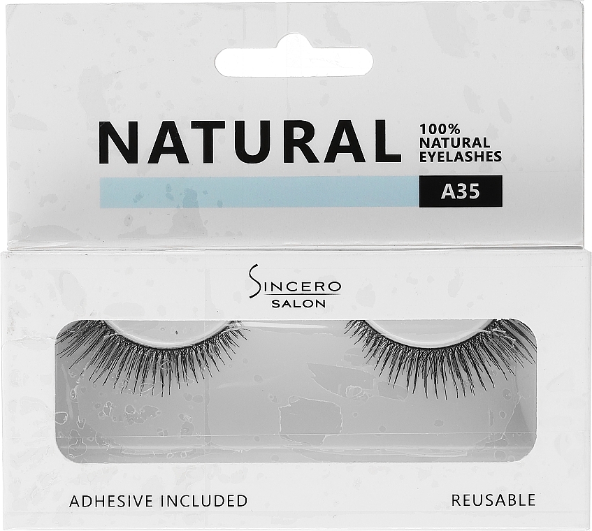 PRZECENA! Sztuczne rzęsy - Sincero Salon Eyelashes Natural  * — Zdjęcie N1