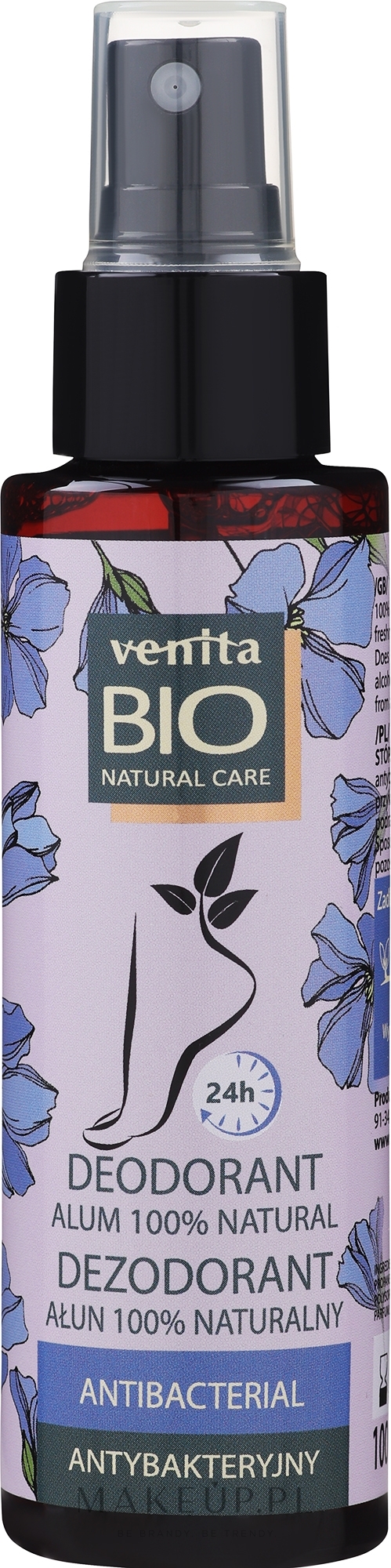 Dezodorant do stóp - Venita Bio Natural Care Deo — Zdjęcie 100 ml