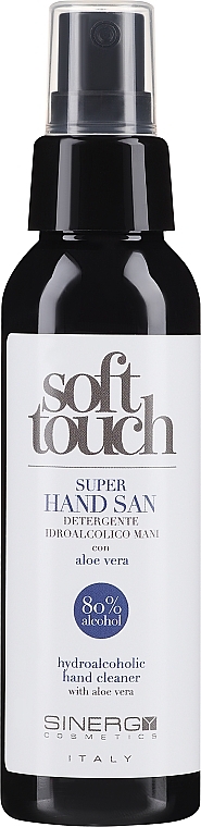 Spray odkażający do rąk - Sinergy Cosmetics Soft Touch Super Hand San Spray — Zdjęcie N1