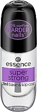 Kup Baza i top 2 w 1 - Essence Super Strong 2In1 Base & Top Coat