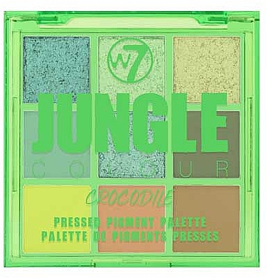 Paleta cieni do powiek - W7 Pressed Pigment Palette Jungle Colour — Zdjęcie N1
