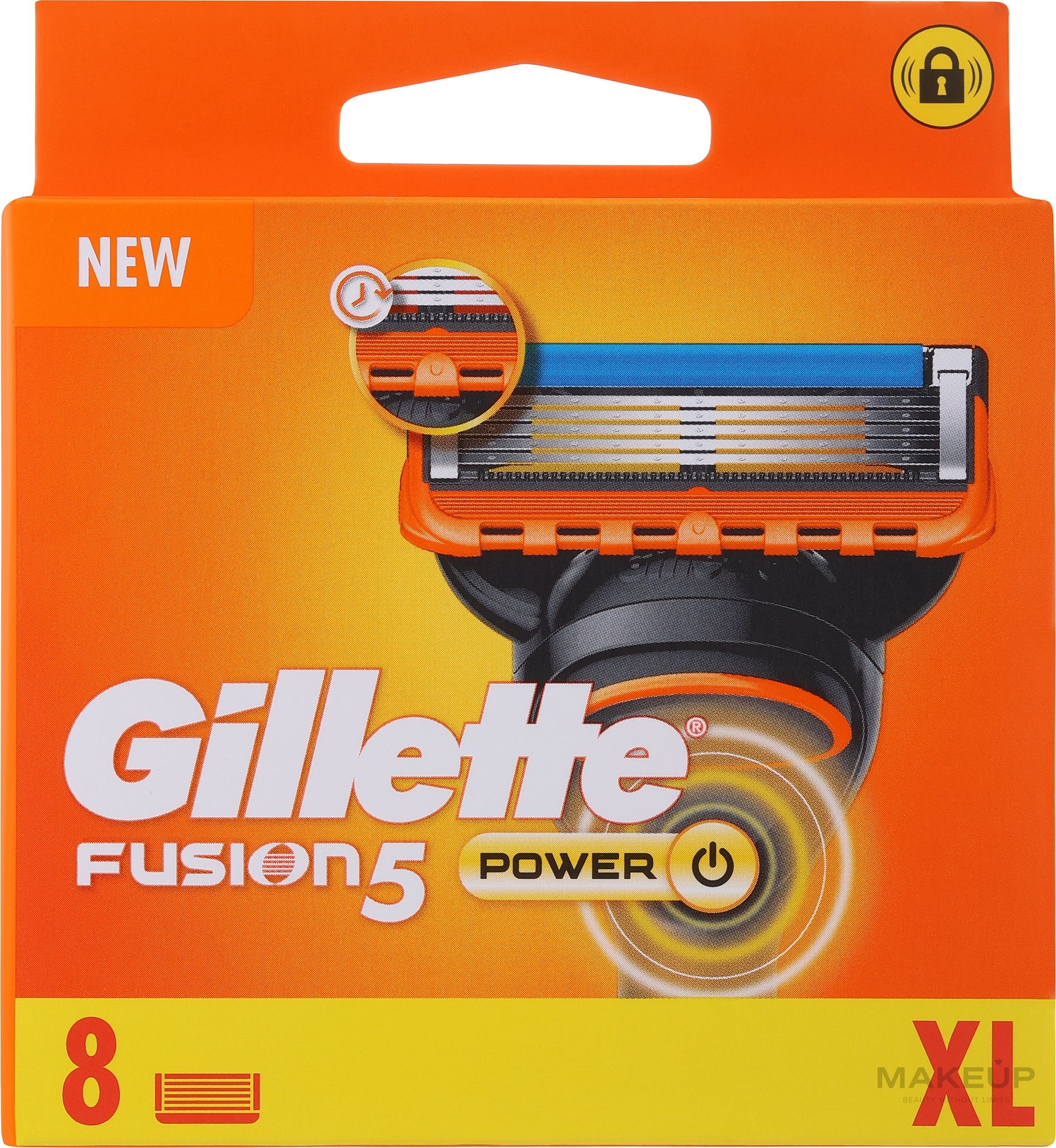 Wymienne wkłady do maszynki, 8 szt. - Gillette Fusion Power — Zdjęcie 8 szt.