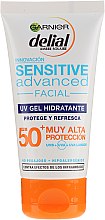 Kup Zel do twarzy z filtrem SPF 50 do skóry wrażliwej - Garnier Delial Ambre Solaire Sensitive Advanced Facial Sunscreen SPF50+